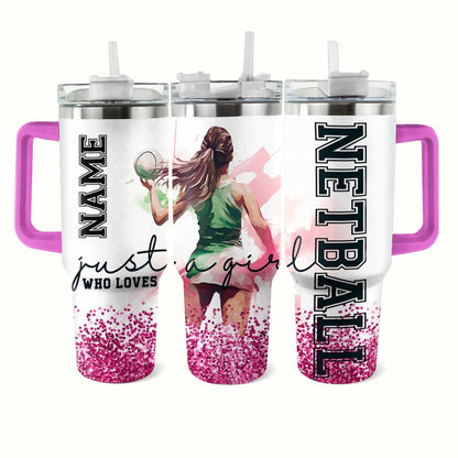 Shineful Tumbler Personalized Netball