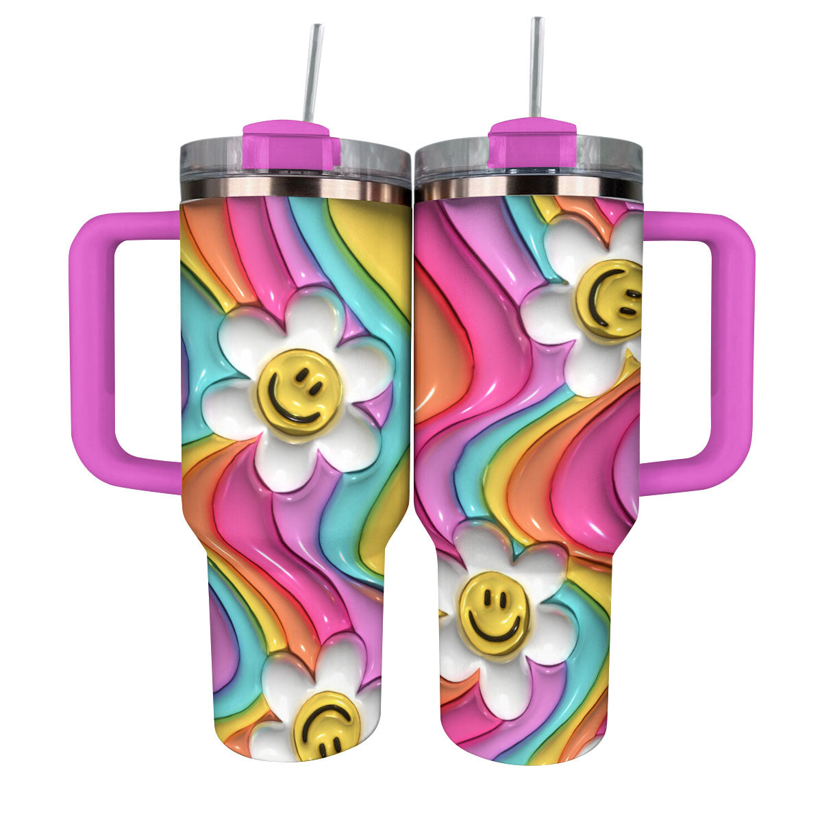 Shineful Tumbler Puffy Smiley