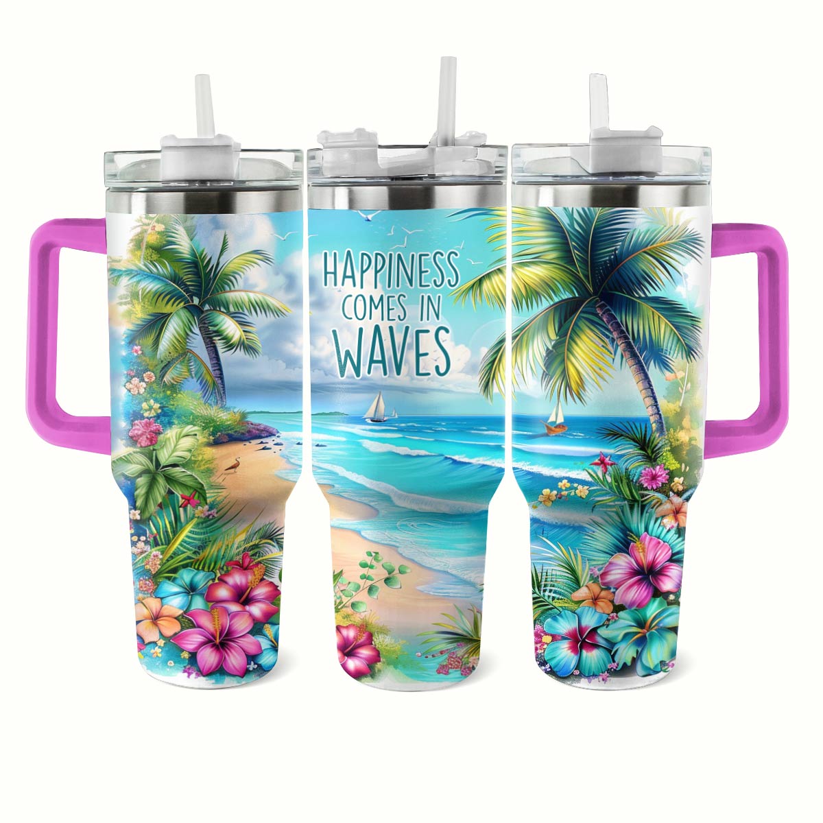 Shineful Tumbler Happy Waves