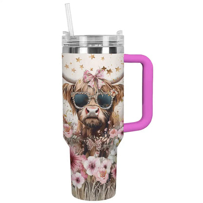 Glänzender Becher Fashion Cow