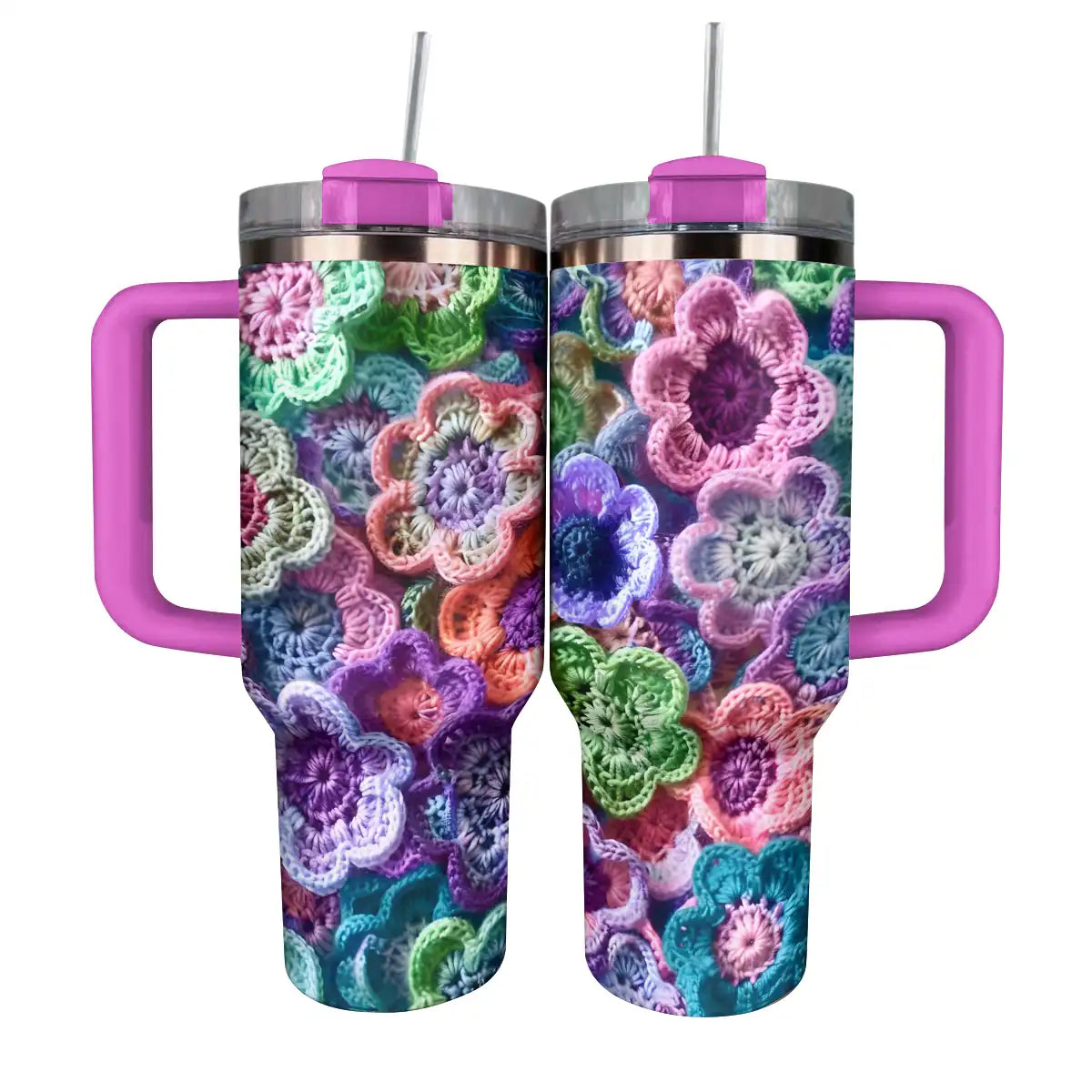 Fleurs au crochet Shineful Tumbler Ver2