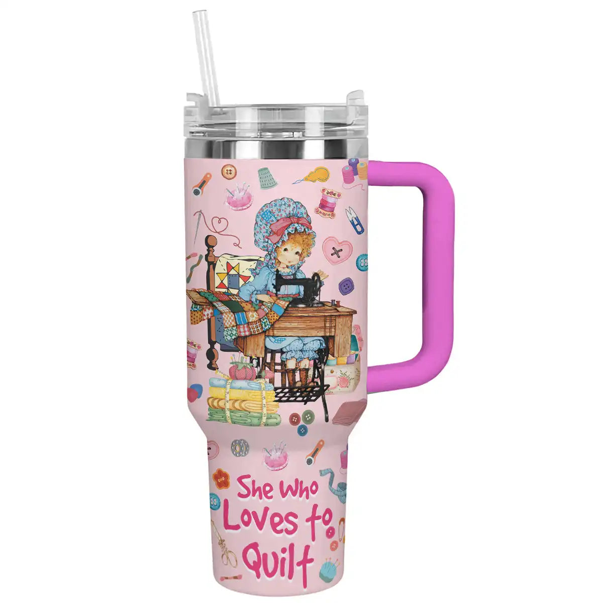 Shineful Tumbler Love To Quilt