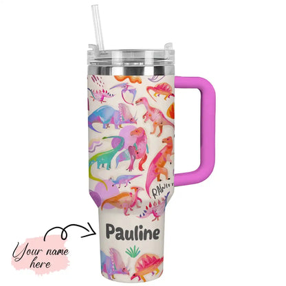 Shineful Tumbler Colorful Dinosaurs