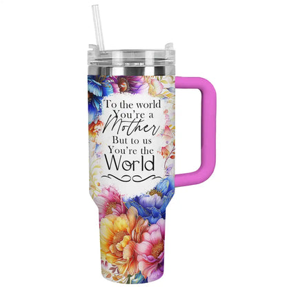 Shineful Tumbler Mother's Day quote floral