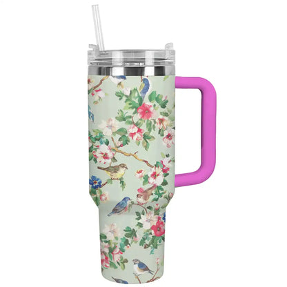 Shineful Tumbler Flowers & Birds set