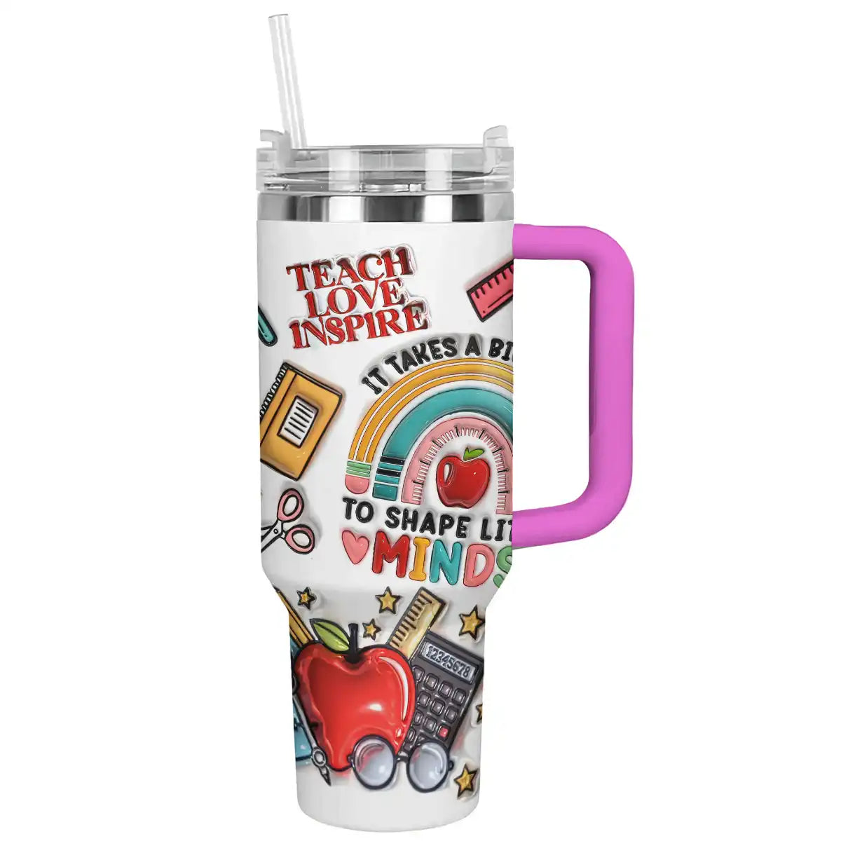 Shineful Tumbler Puffy Teacher