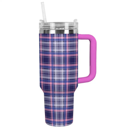 Shineful Tumbler Purple Plaid