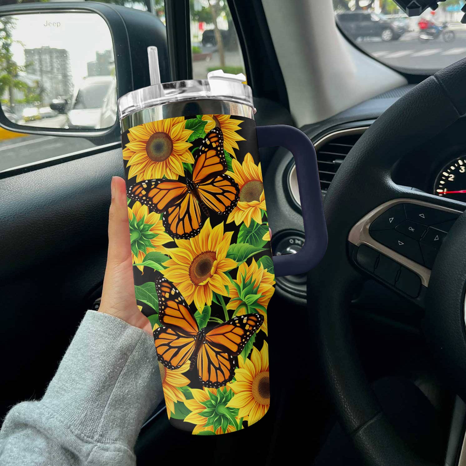 Hippie 40 Oz Shineful™ Tumbler Breathtaking Tl10 Navy 40Oz