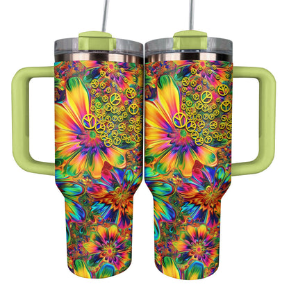 Glänzender Becher Wunderschöne Hippie-Seele