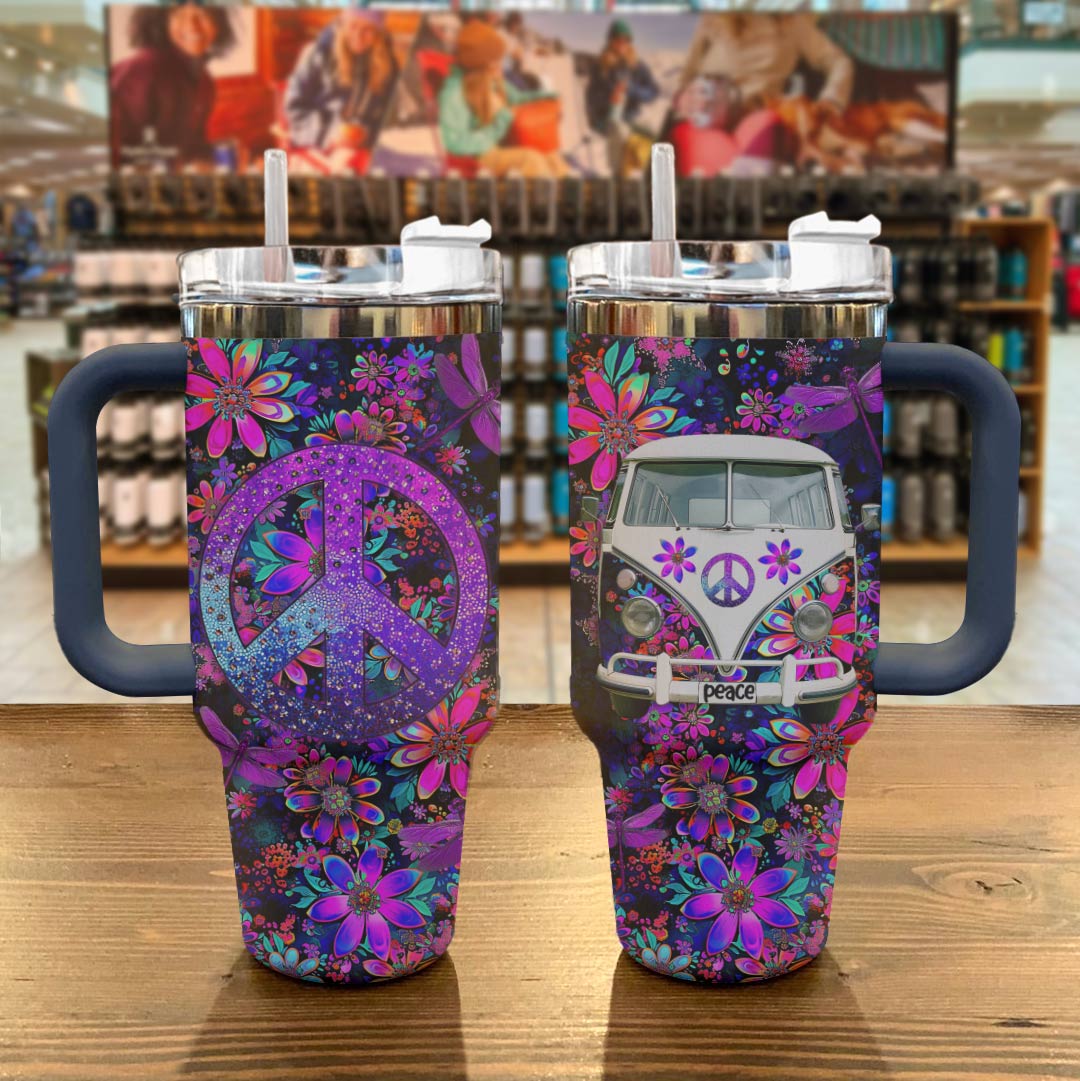 Hippie 40 Oz Shineful™ Tumbler Mysterious Van Tl10 Navy 40Oz