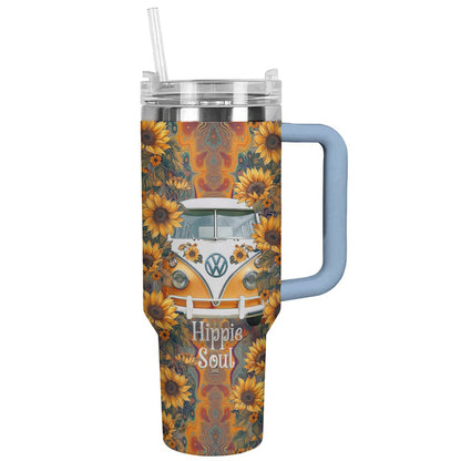 Hippie 40 Oz Shineful™ Tumbler Groovy Van Tl10 40Oz