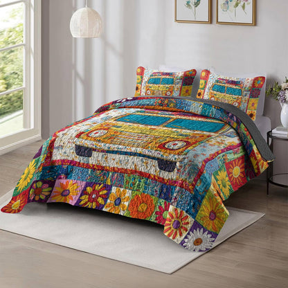 Shineful All Season Quilt 3-Piece Set Flower Child