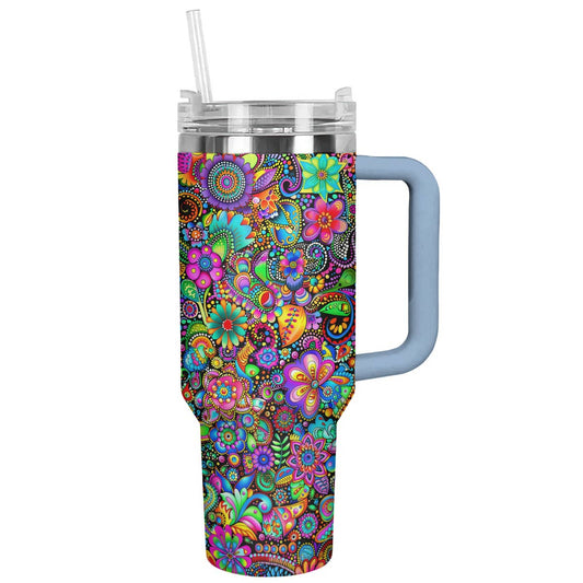 Shineful Tumbler Hippie Resplendent Flowers