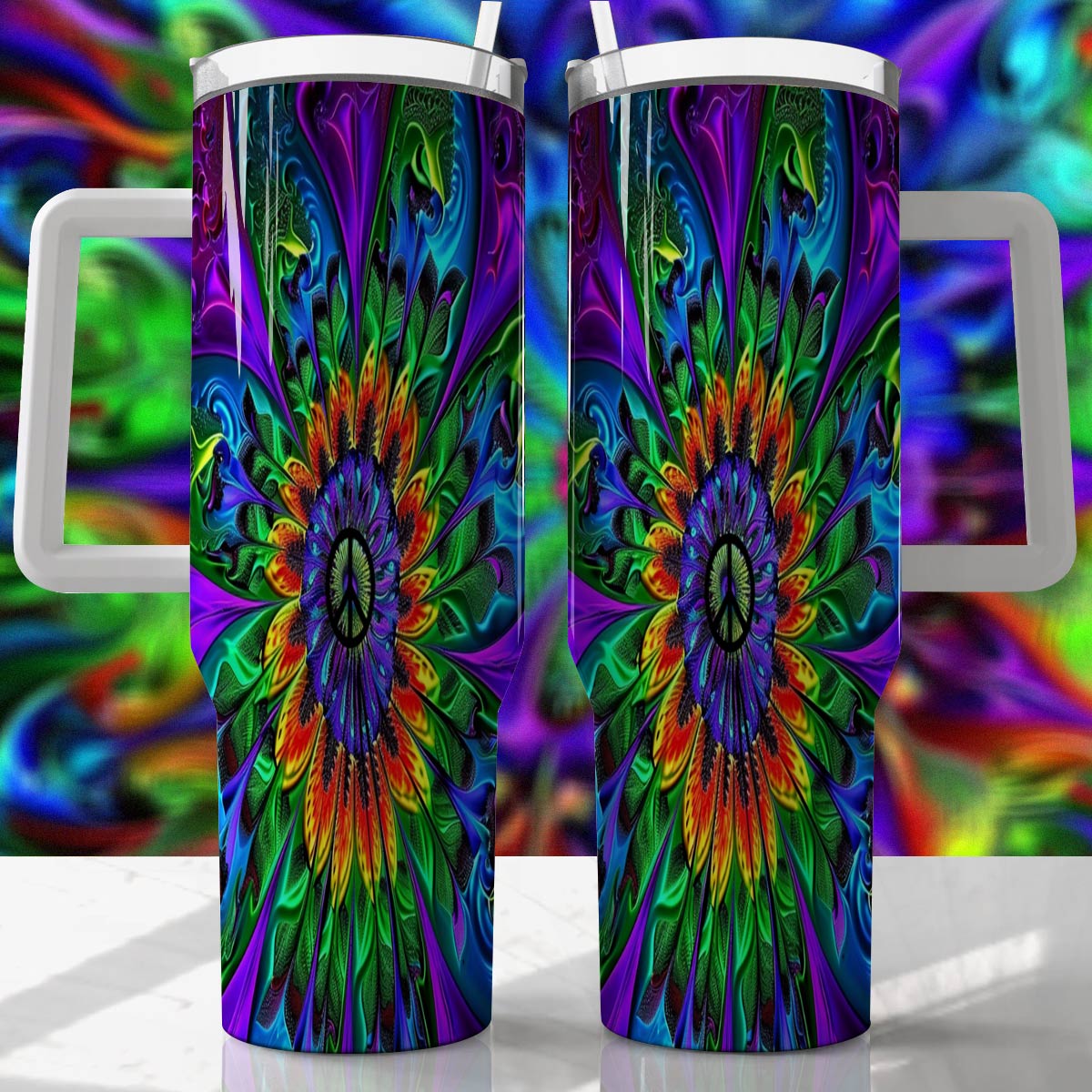 Shineful Tumbler Hippie Splendid Sunflower