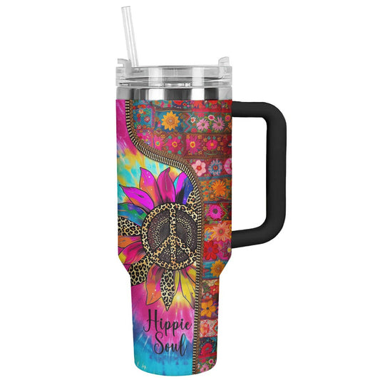 Hippie 40 Oz Shineful™ Tumbler Boho Sunflower Soul Tl10 40Oz