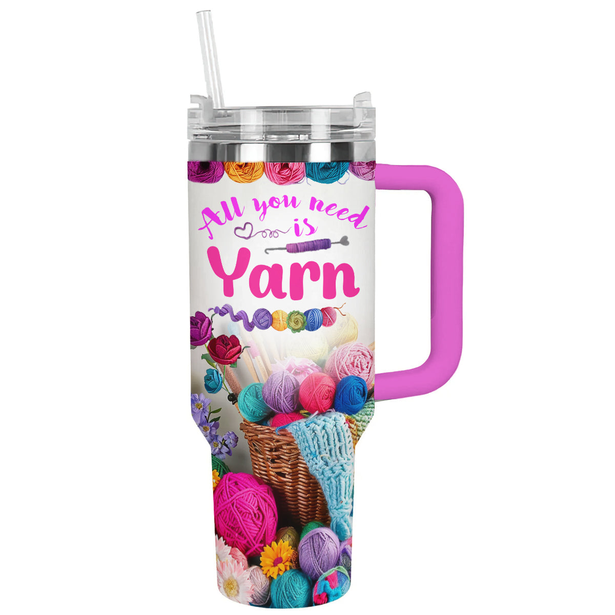 Shineful Tumbler Crochet Yarn Enthusiast's Dream