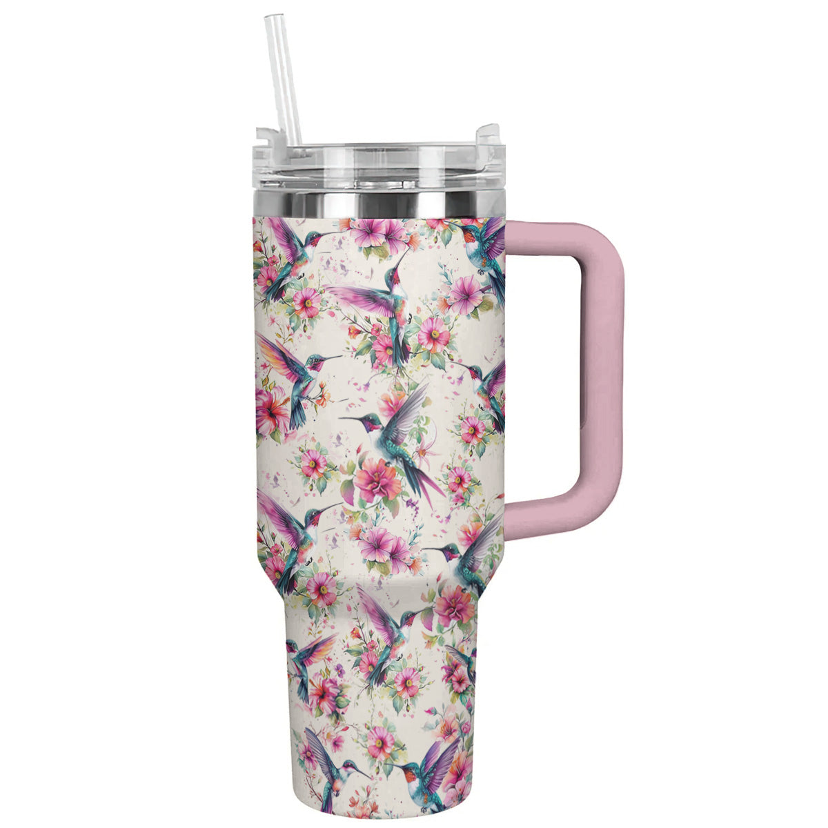 Hummingbird 40 Oz Shineful™ Tumbler Gentle Floral Mn8 40Oz