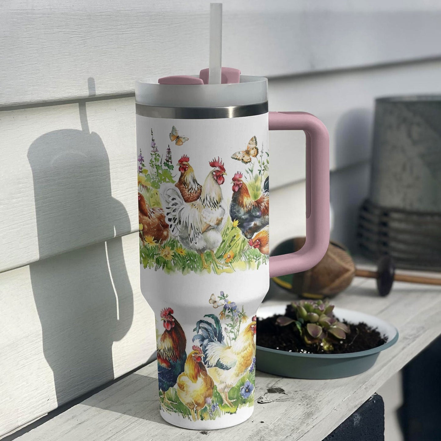 Shineful Tumbler Vintage Chicken