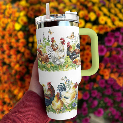 Shineful Tumbler Vintage Chicken