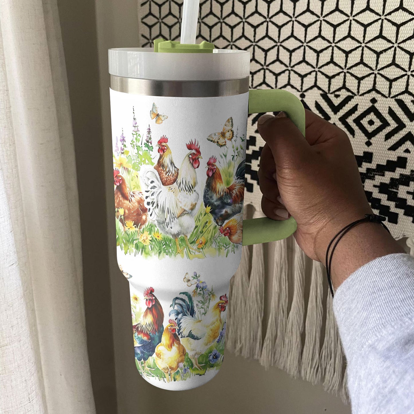 Shineful Tumbler Vintage Chicken