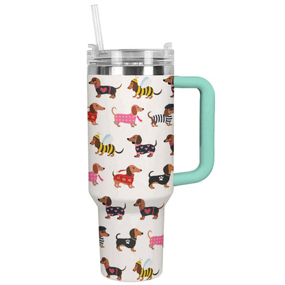 Shineful Tumbler Happy Dachshund