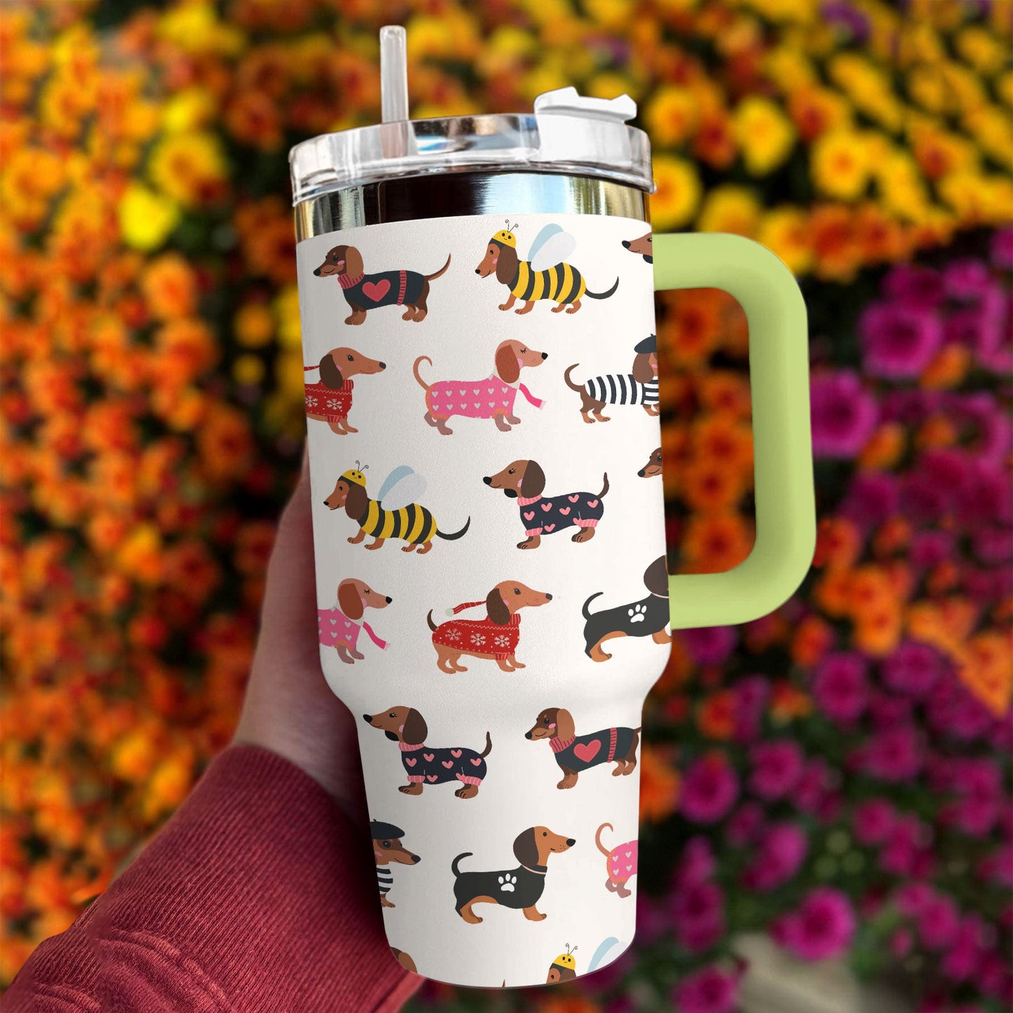 Shineful Tumbler Happy Dachshund