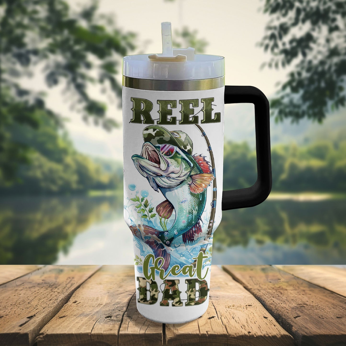 Shineful Tumbler Great Dad Fishing