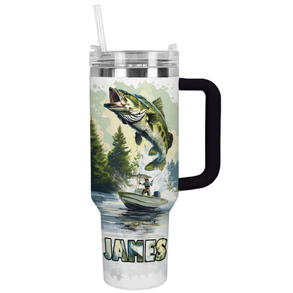 Shineful Tumbler Personalized Catch Fishing