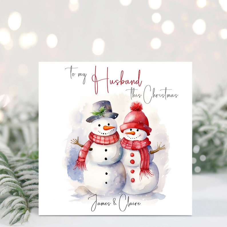 Christmas Card - Husband