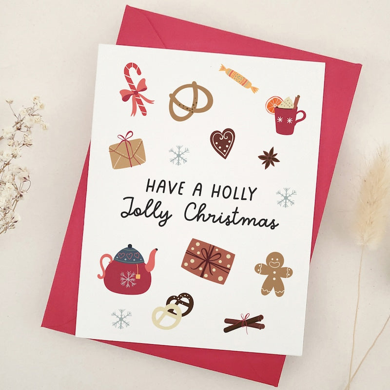 Christmas Card - Holly Jolly Christmas