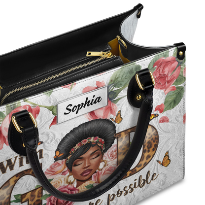 Shineful Leather Bag Blossom Hummingbird