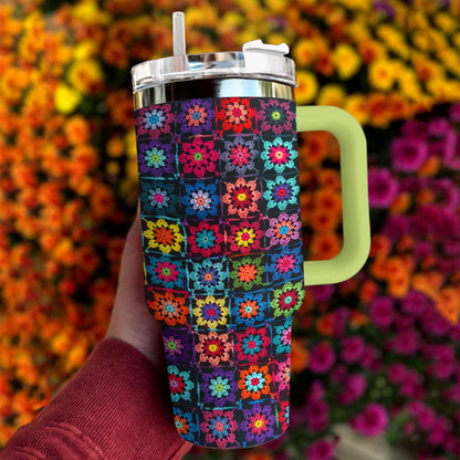 Shineful Tumbler Grandma's Crochet Garden