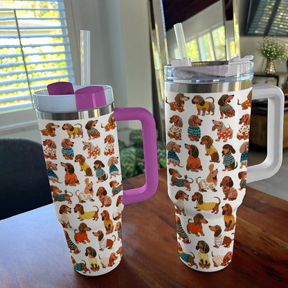 Dachshund Tumbler Shineful Sassy Sausages