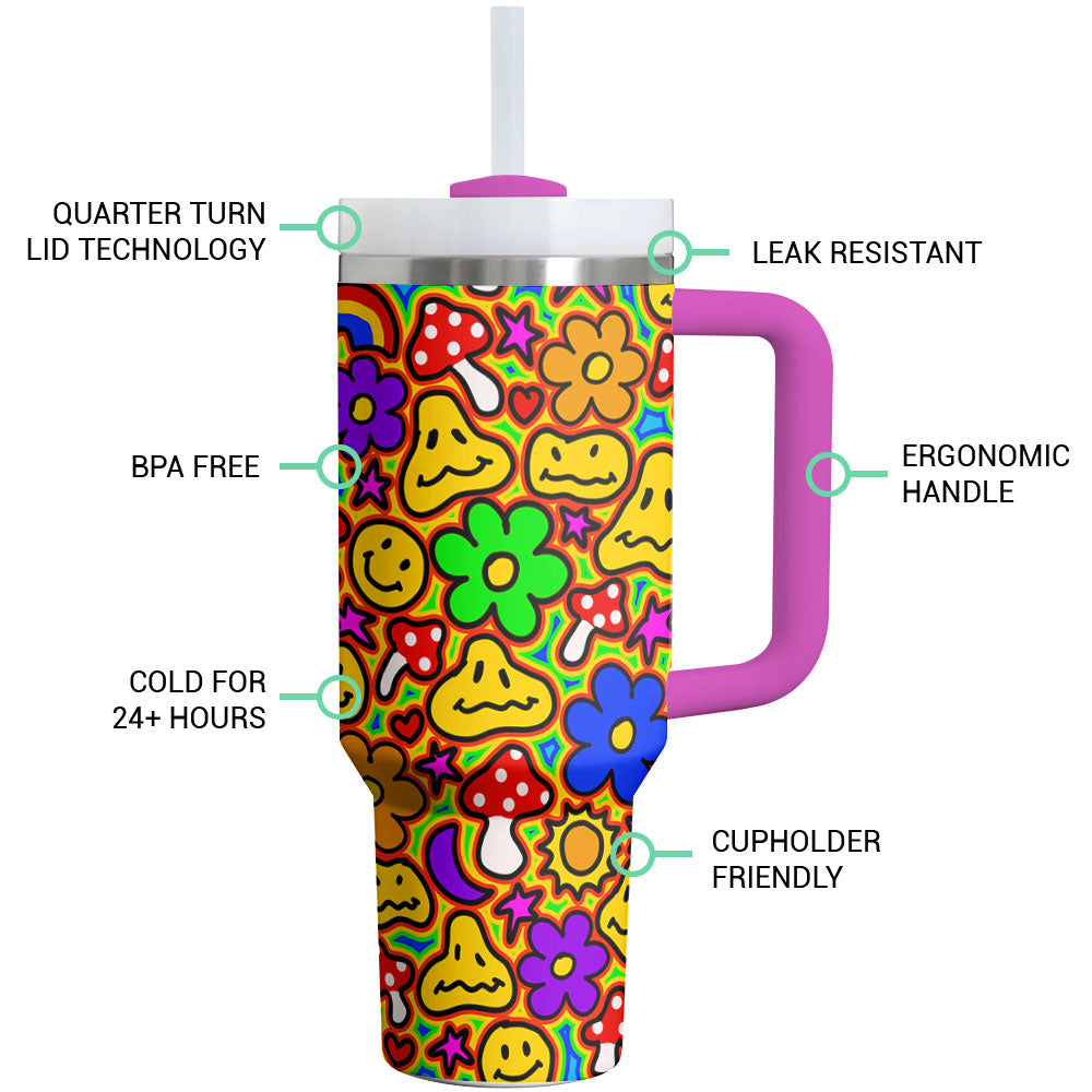 Shineful Tumbler Groovy Grins