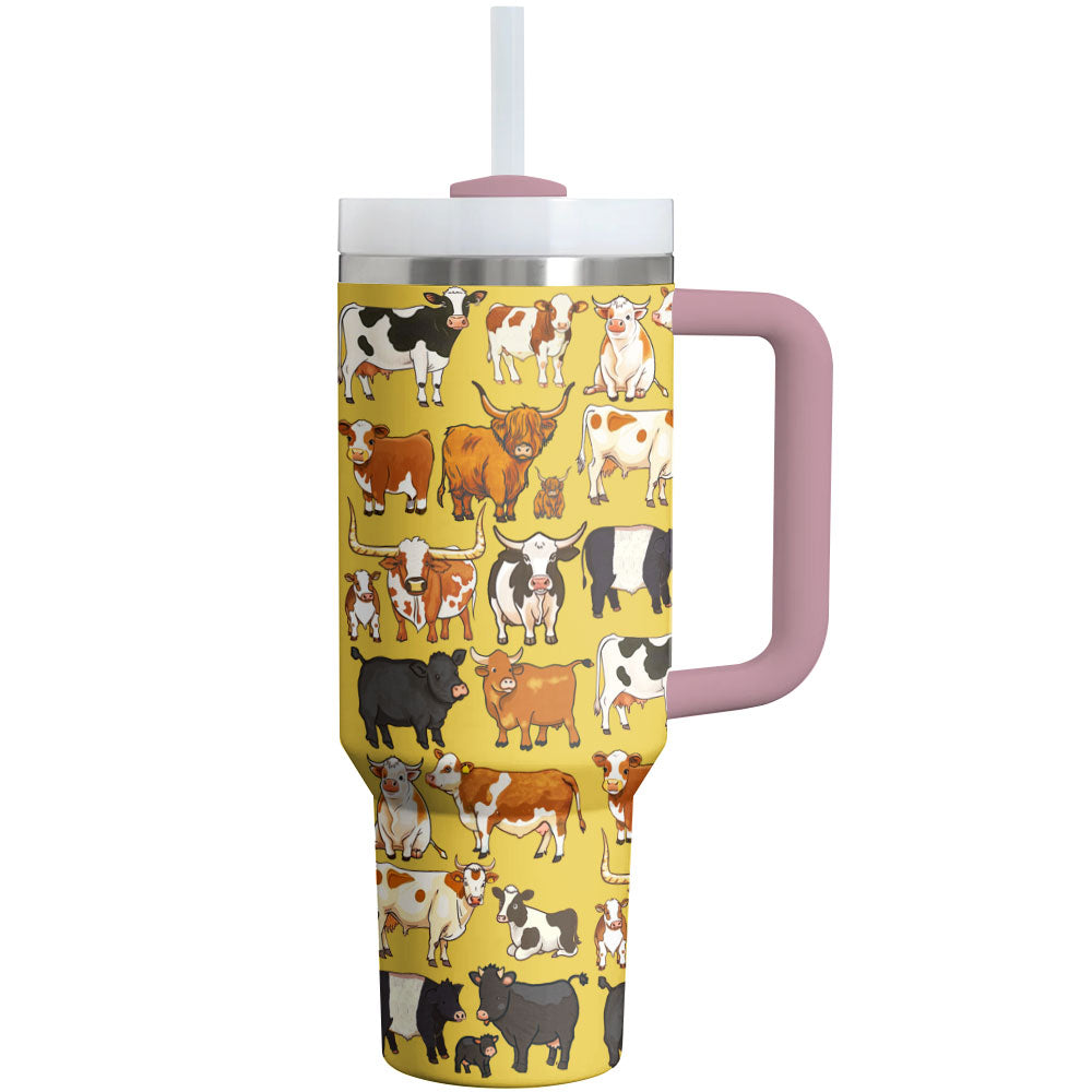 Cow Lovers Tumbler Shineful Cute Cow Crew