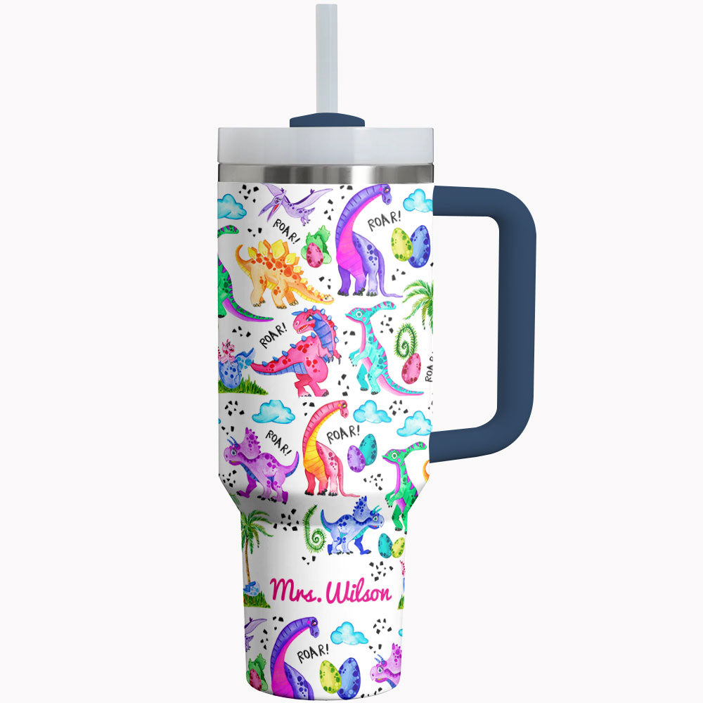 Dinosaur Shineful Tumbler Rainbow Rex