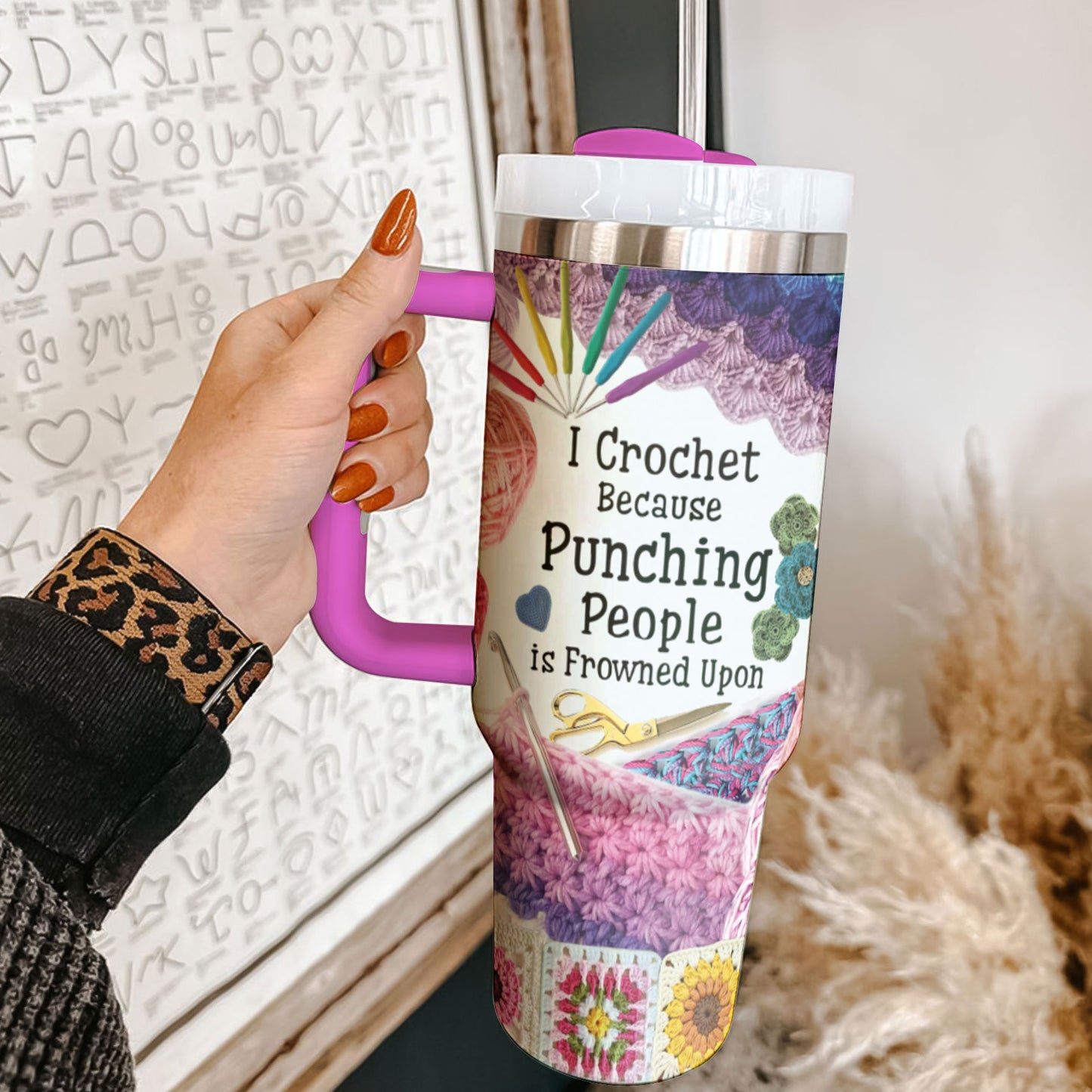 Crochet Shineful Tumbler Crochet Clique