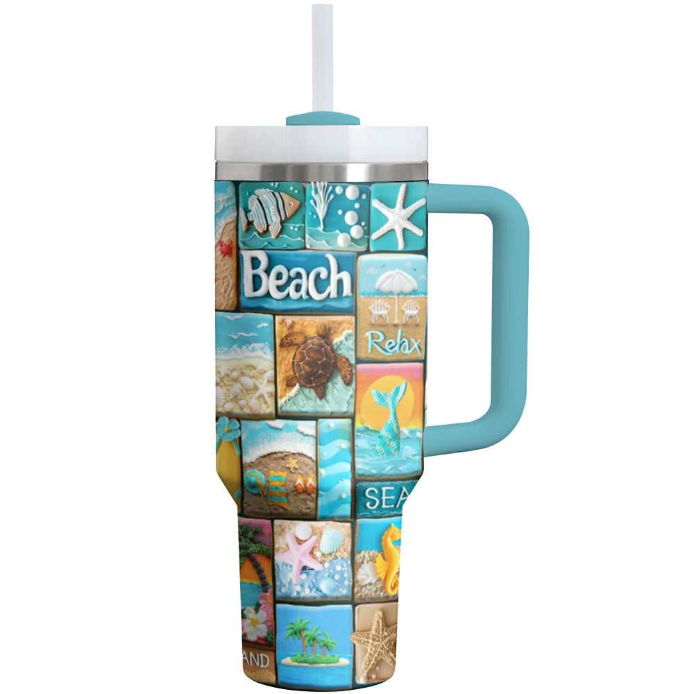 Beach Shineful Tumbler Das Leben ist besser am Strand