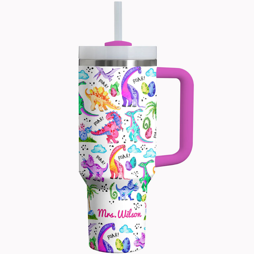 Dinosaur Shineful Tumbler Rainbow Rex