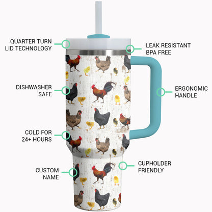 Chicken Tumbler Shineful