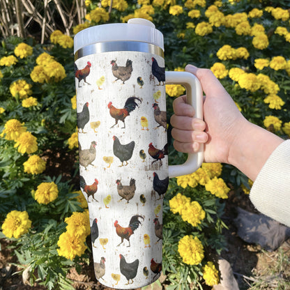 Chicken Tumbler Shineful Just A Girl Who Loves Peckers