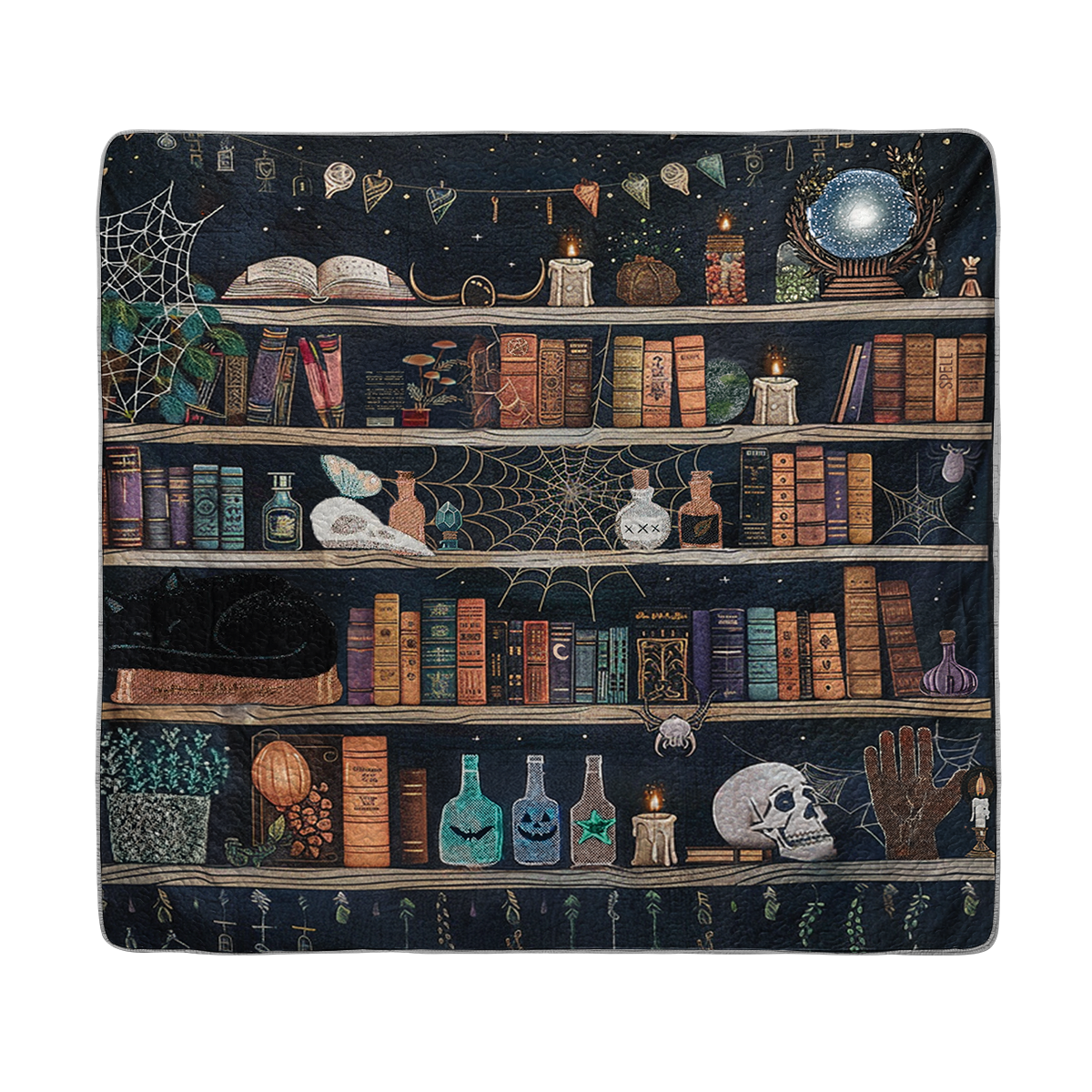 Shineful All Season Quilt 3-Piece Set The Witch Library