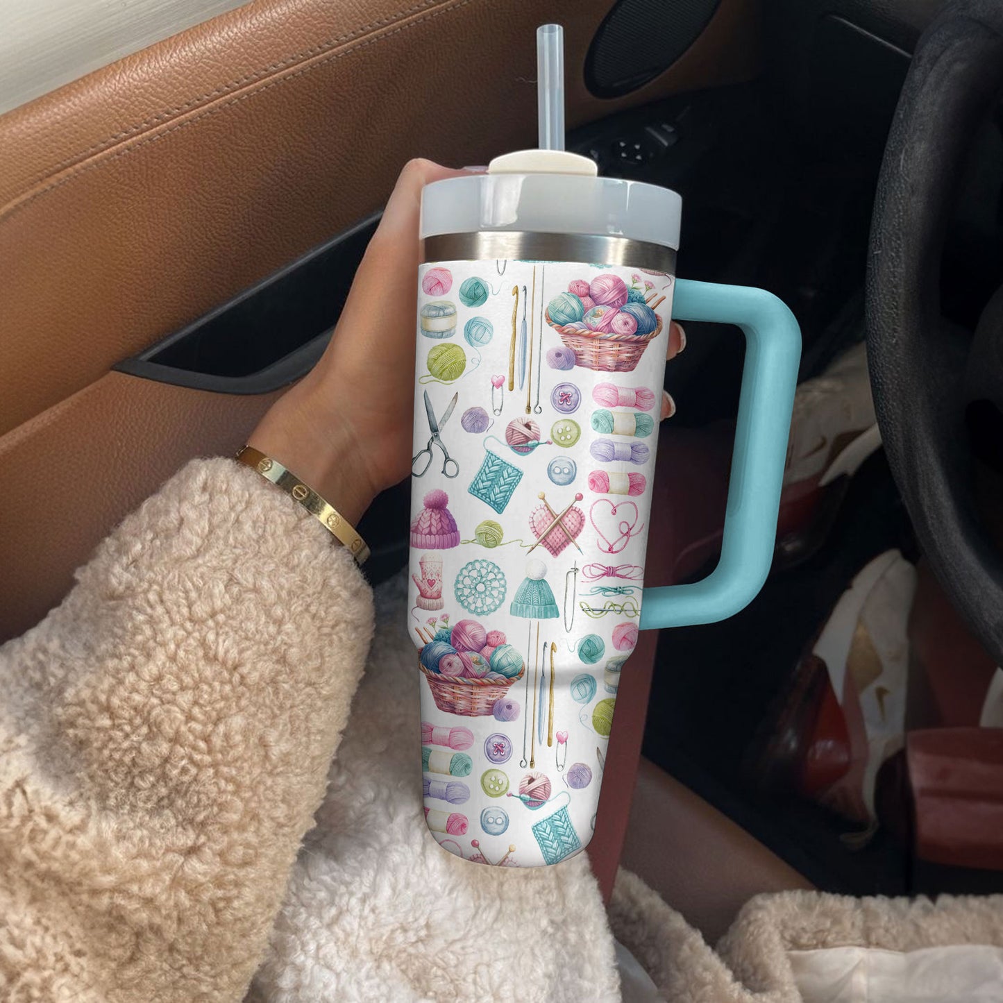 Porte-kit en tricot Shineful Tumbler