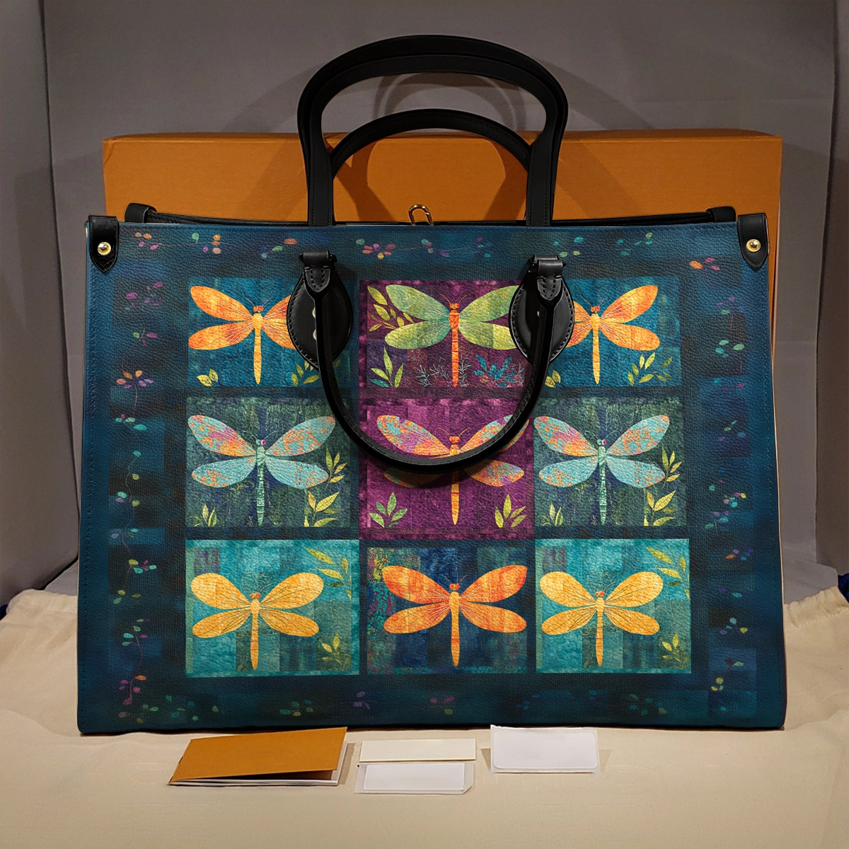 Shineful Leather Bag Dragonfly Dreamscape