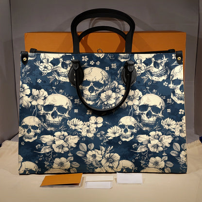 Shineful Leather Bag Gothic Elegance Skull