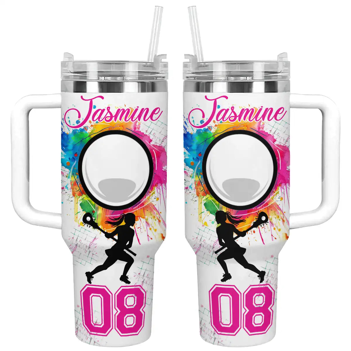 Shineful Tumbler Personalized Strength Lacrosse