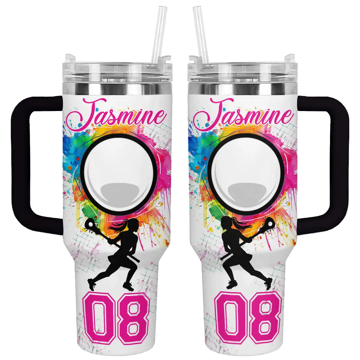 Shineful Tumbler Personalized Strength Lacrosse