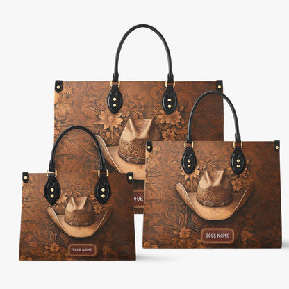 Glänzende Ledertasche Western Whimsy