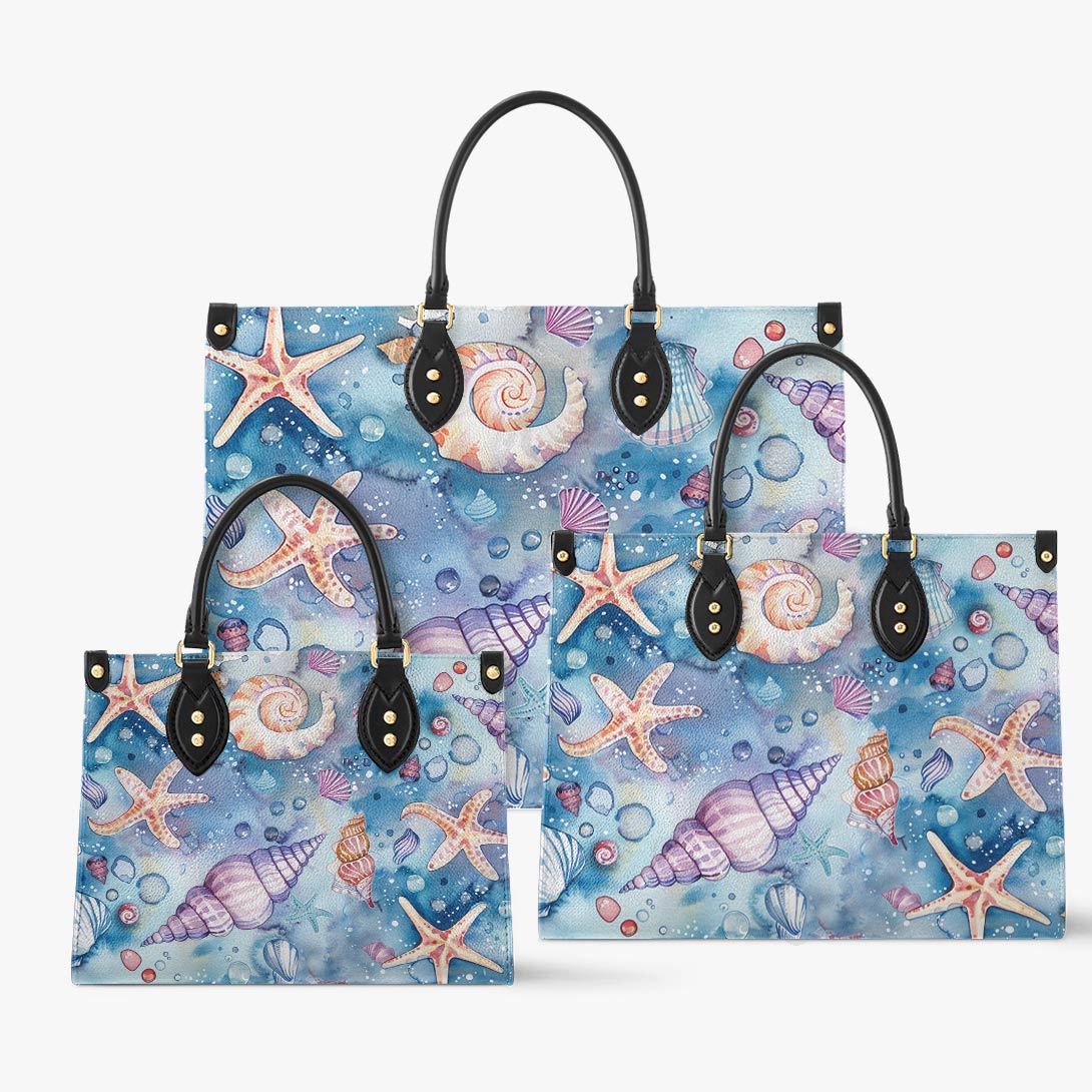 Glänzende Ledertasche Ocean Bliss