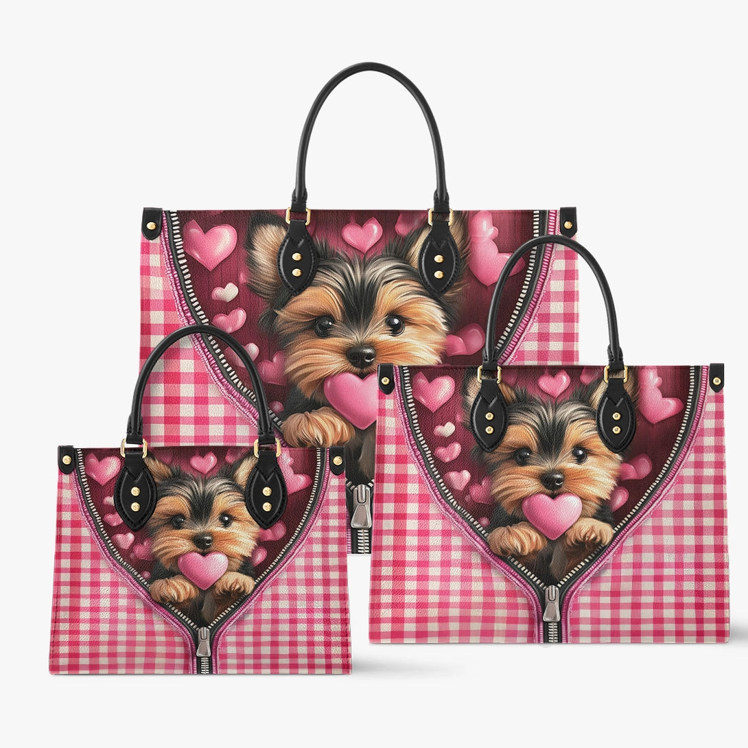 Shineful Leather Bag Yorkie Sweetheart